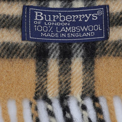 Burberry Lambswool Vintage Check Pre-Loved Scarf