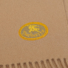 Burberry Lambswool Vintage Plain Pre-Loved Scarf