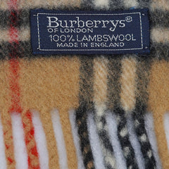 Burberry Lambswool Vintage Check Pre-Loved Scarf