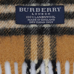 Burberry Lambswool Vintage Check Pre-Loved Scarf