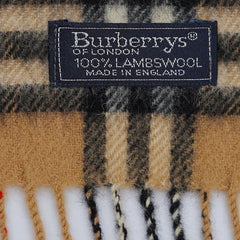 Burberry Lambswool Vintage Check Pre-Loved Scarf