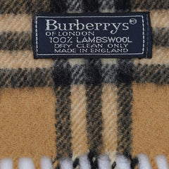 Burberry Lambswool Vintage Check Pre-Loved Scarf