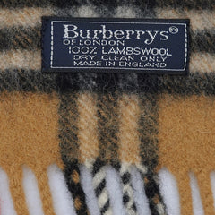Burberry Lambswool Vintage Check Pre-Loved Scarf