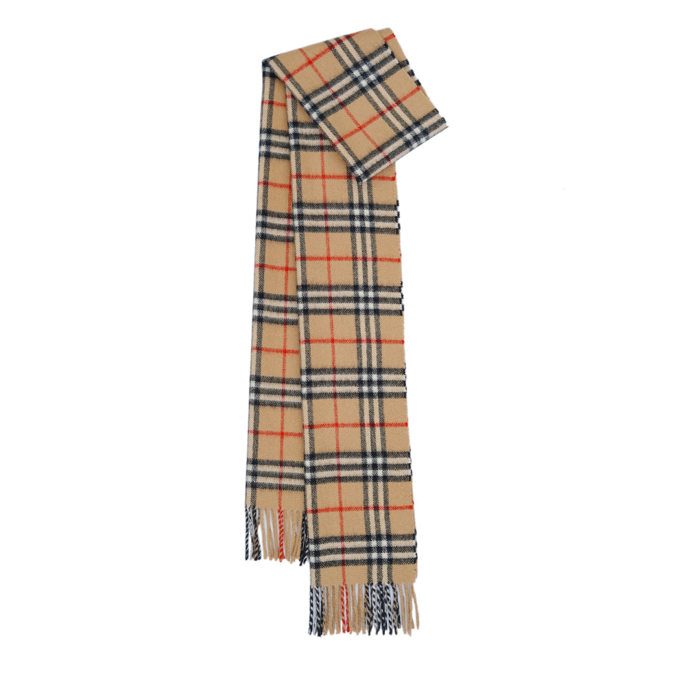Burberry Lambswool Vintage Check Pre-Loved Scarf
