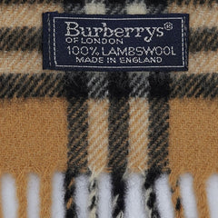 Burberry Lambswool Vintage Check Pre-Loved Scarf