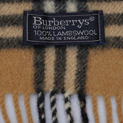 Burberry Lambswool Vintage Check Pre-Loved Scarf