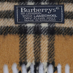 Burberry Lambswool Vintage Check Pre-Loved Scarf