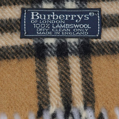 Burberry Lambswool Vintage Check Pre-Loved Scarf