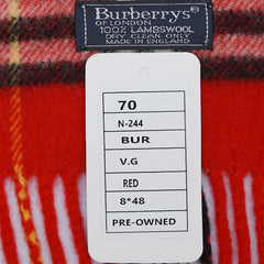 Burberry Lambswool Vintage Check Pre-Loved Scarf