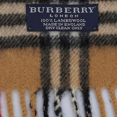 Burberry Lambswool Vintage Check Pre-Loved Scarf