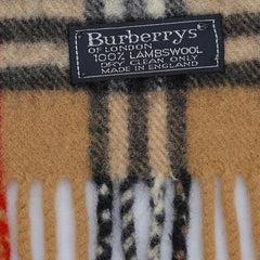 Burberry Lambswool Vintage Check Pre-Loved Scarf