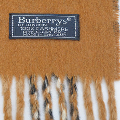 Burberry’s Cashmere Reversible Check Pre-Owned Scarf