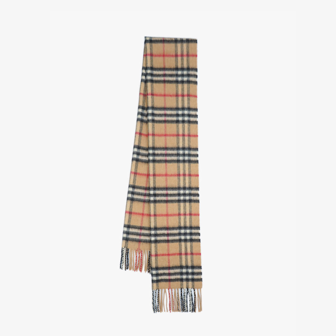 Burberrys Cashmere Plaids & Check Pre-Owned Scarf