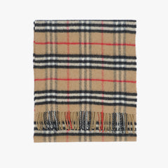 Burberrys Cashmere Plaids & Check Pre-Owned Scarf