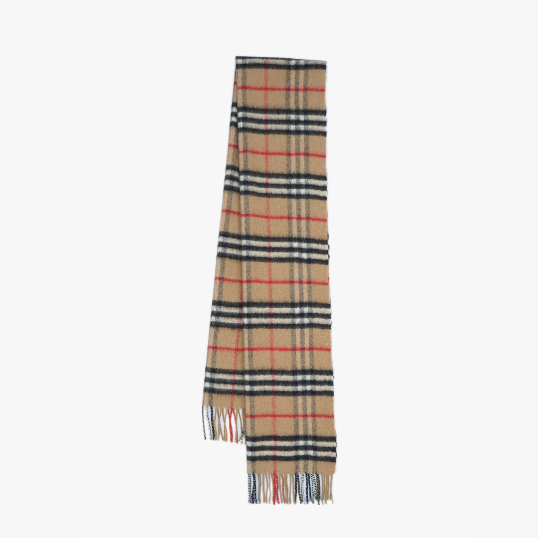 Burberrys Cashmere Plaids & Check Pre-Owned Scarf