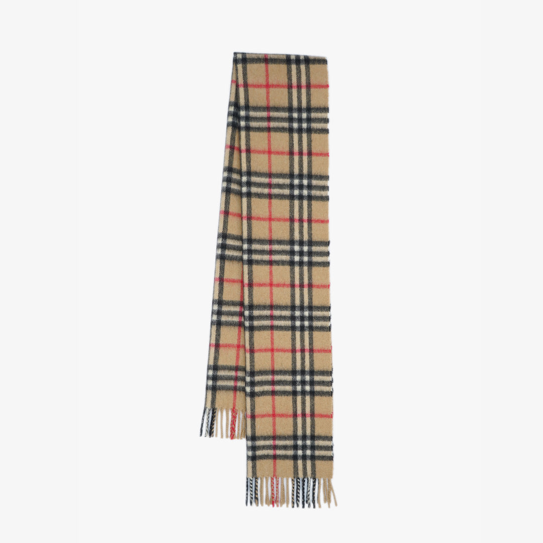 Burberrys Cashmere Plaids & Check Pre-Owned Scarf