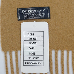 Burberry’s Cashmere Plain Pre-Owned Scarf