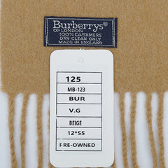 Burberry’s Cashmere Plain Pre-Owned Scarf