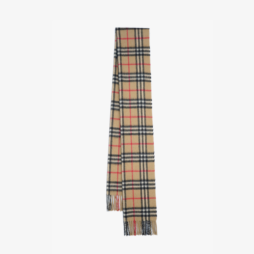 Burberry’s Cashmere Nova Check Pre-Owned Scarf