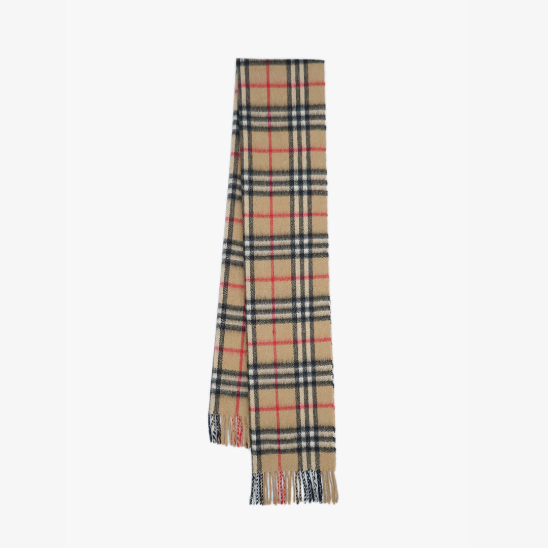 Burberry’s Cashmere Nova Check Pre-Owned Scarf