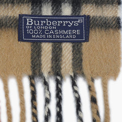 Burberry’s Cashmere Nova Check Pre-Owned Scarf