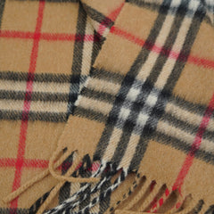 Burberry’s Cashmere Plaid Printed Pre-Owned Scarf