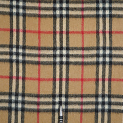Burberry’s Cashmere Plaid Printed Pre-Owned Scarf