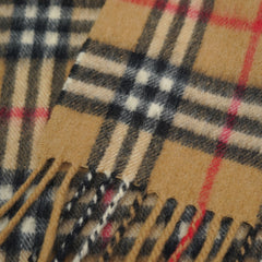 Burberry’s Cashmere Plaid Printed Pre-Owned Scarf