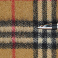Burberry’s Cashmere Plaid Printed Pre-Owned Scarf