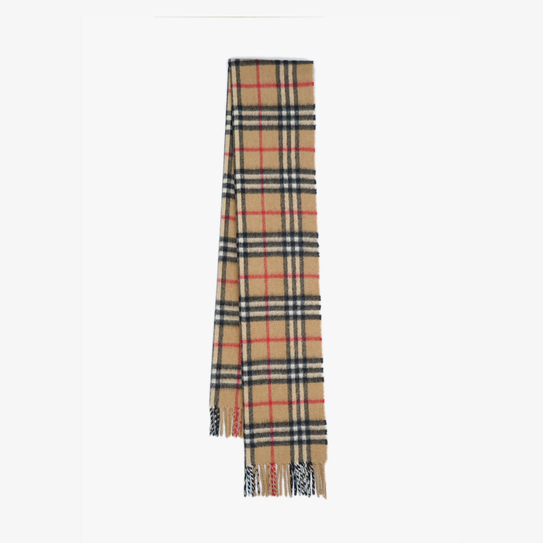 Burberry’s Cashmere Vintage Check Printed Pre-Owned Scarf