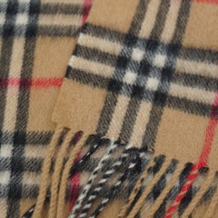 Burberry’s Cashmere Vintage Check Printed Pre-Owned Scarf
