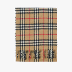 Burberry’s Cashmere Classic Check Printed Pre-Owned Scarf