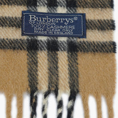 Burberry’s Cashmere Classic Check Printed Pre-Owned Scarf