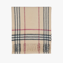 Burberry Cashmere/Wool Classic Printed Pre-Owned Scarf