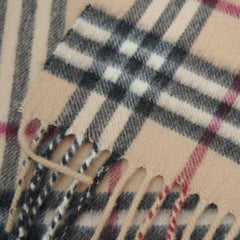 Burberry Cashmere/Wool Classic Printed Pre-Owned Scarf