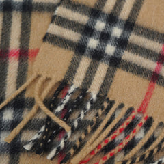 Burberry’s Cashmere Plaid Printed Pre-Owned Scarf