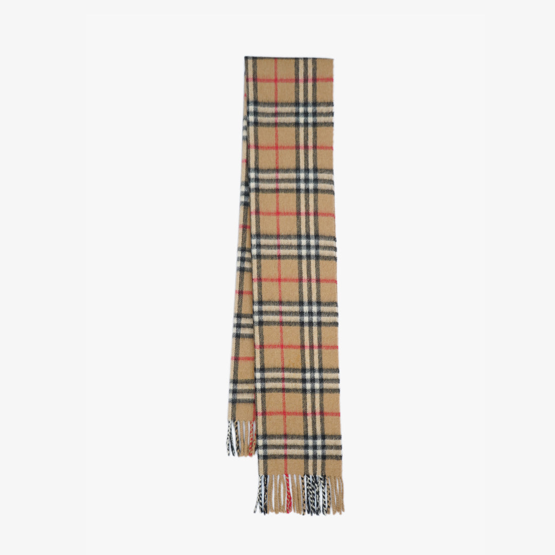 Burberry’s Cashmere Classic Check Pre-Owned Scarf