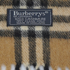 Burberry’s Cashmere Classic Check Pre-Owned Scarf