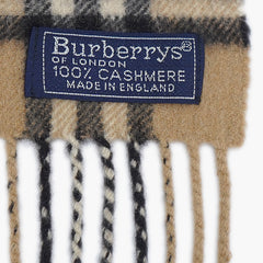 Burberry’s Cashmere Classic Check Pre-Owned Scarf