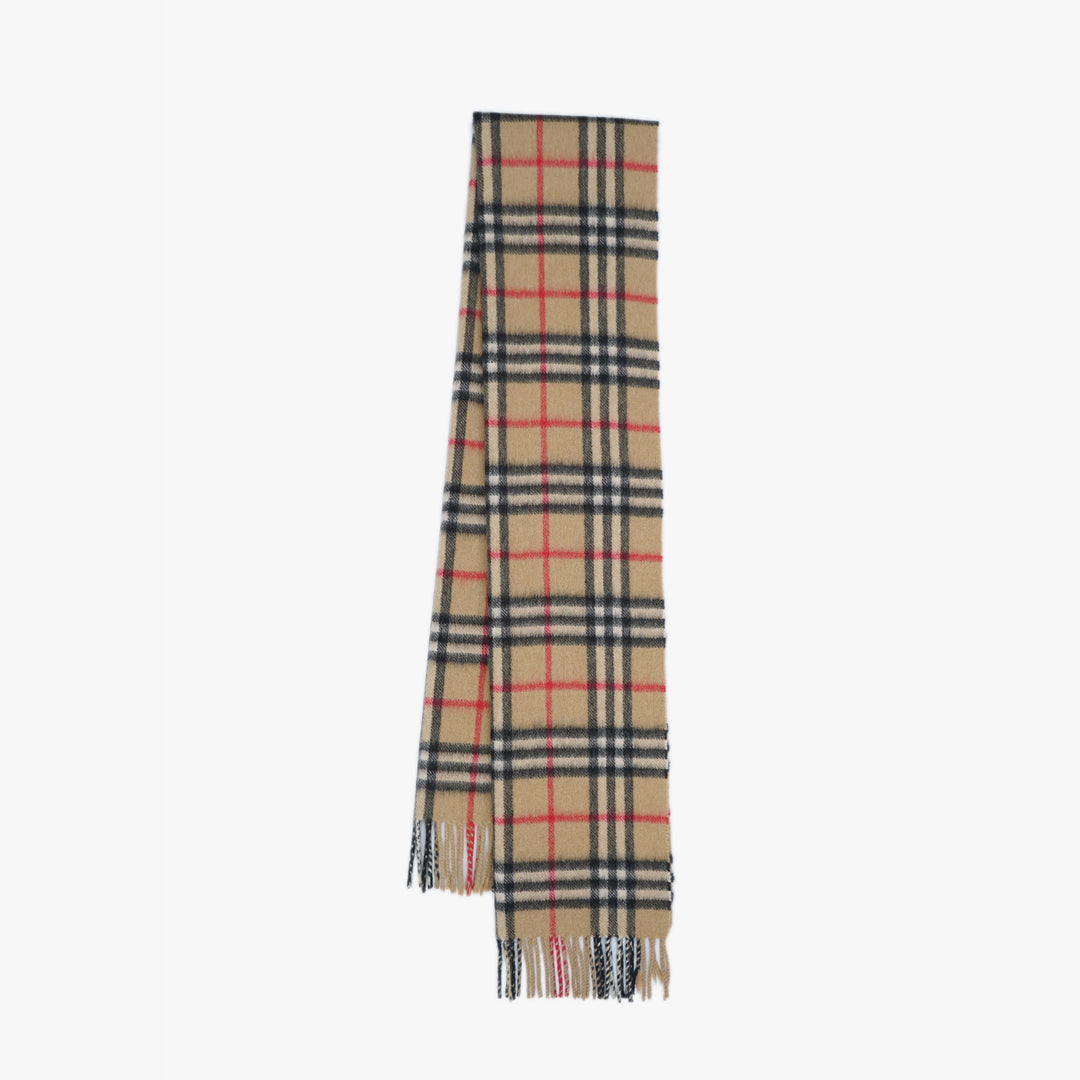 Burberry’s Cashmere Vintage Check Pre-Owned Scarf
