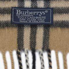 Burberry’s Cashmere Vintage Check Pre-Owned Scarf
