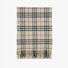 Burberry Cashmere Check Printed Pre-Owned Scarf