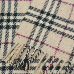 Burberry Cashmere Check Printed Pre-Owned Scarf