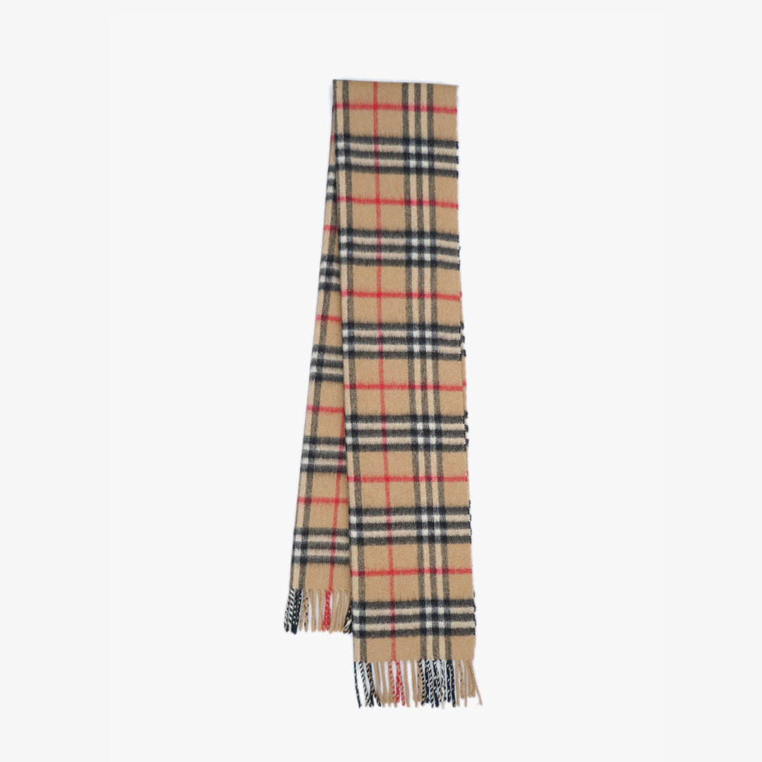 Burberry’s Cashmere Nova Check Pre-Owned Scarf