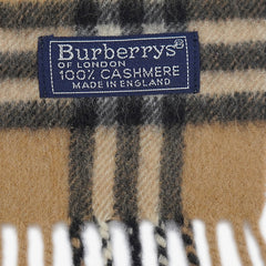 Burberry’s Cashmere Nova Check Pre-Owned Scarf