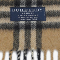 Burberry’s Cashmere Plaids & Check Pre-Owned Scarf