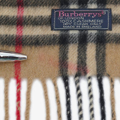Burberry’s Cashmere Plaids & Check Pre-Owned Scarf