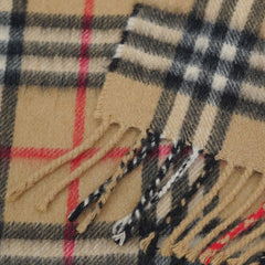 Burberry’s Cashmere Vintage Check Printed Pre-Owned Scarf