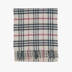 Burberry Cashmere Vintage Check Pre-Owned Scarf