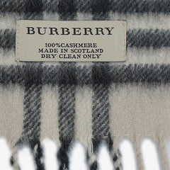 Burberry Cashmere Vintage Check Pre-Owned Scarf